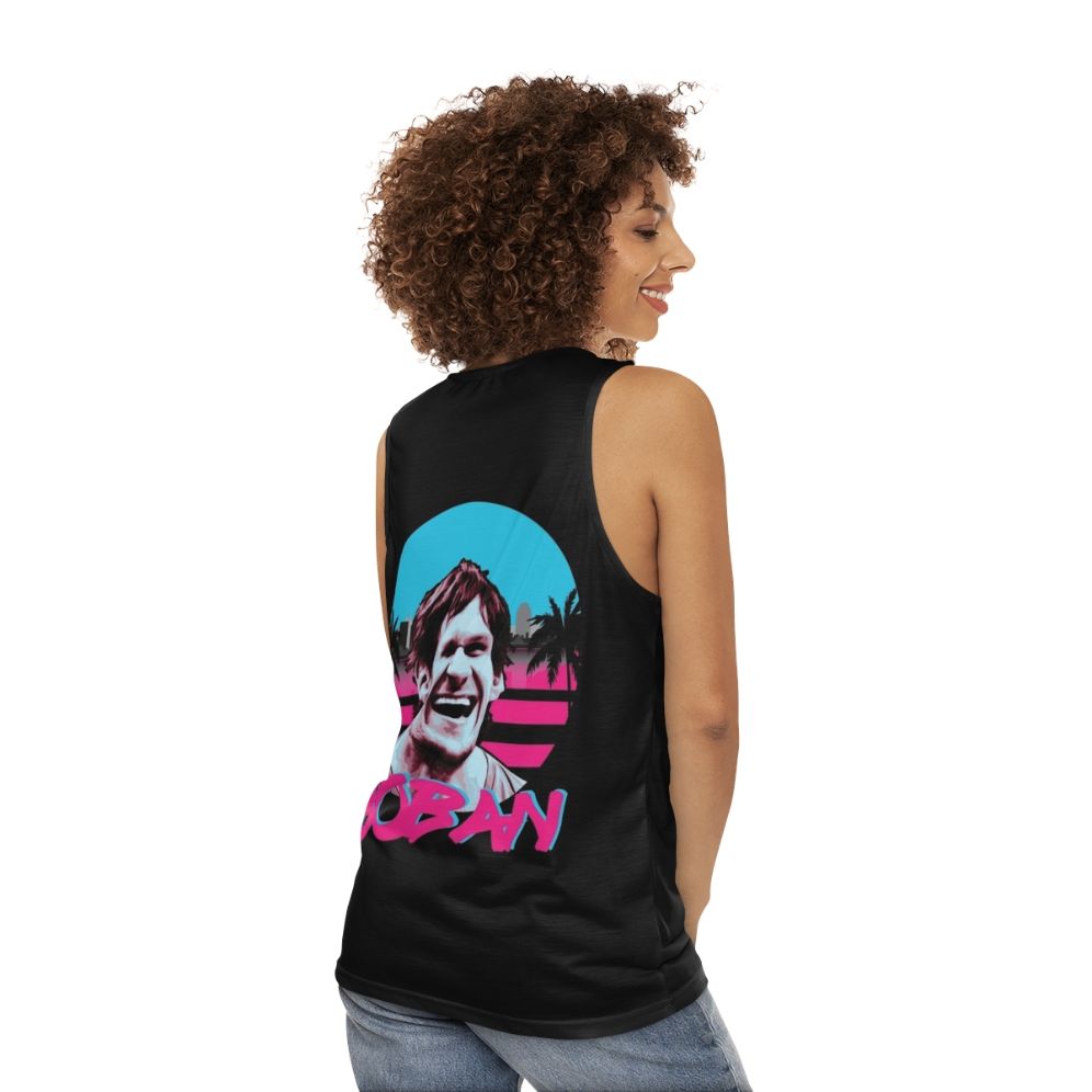 Boban Unisex Basketball Tank Top - women back