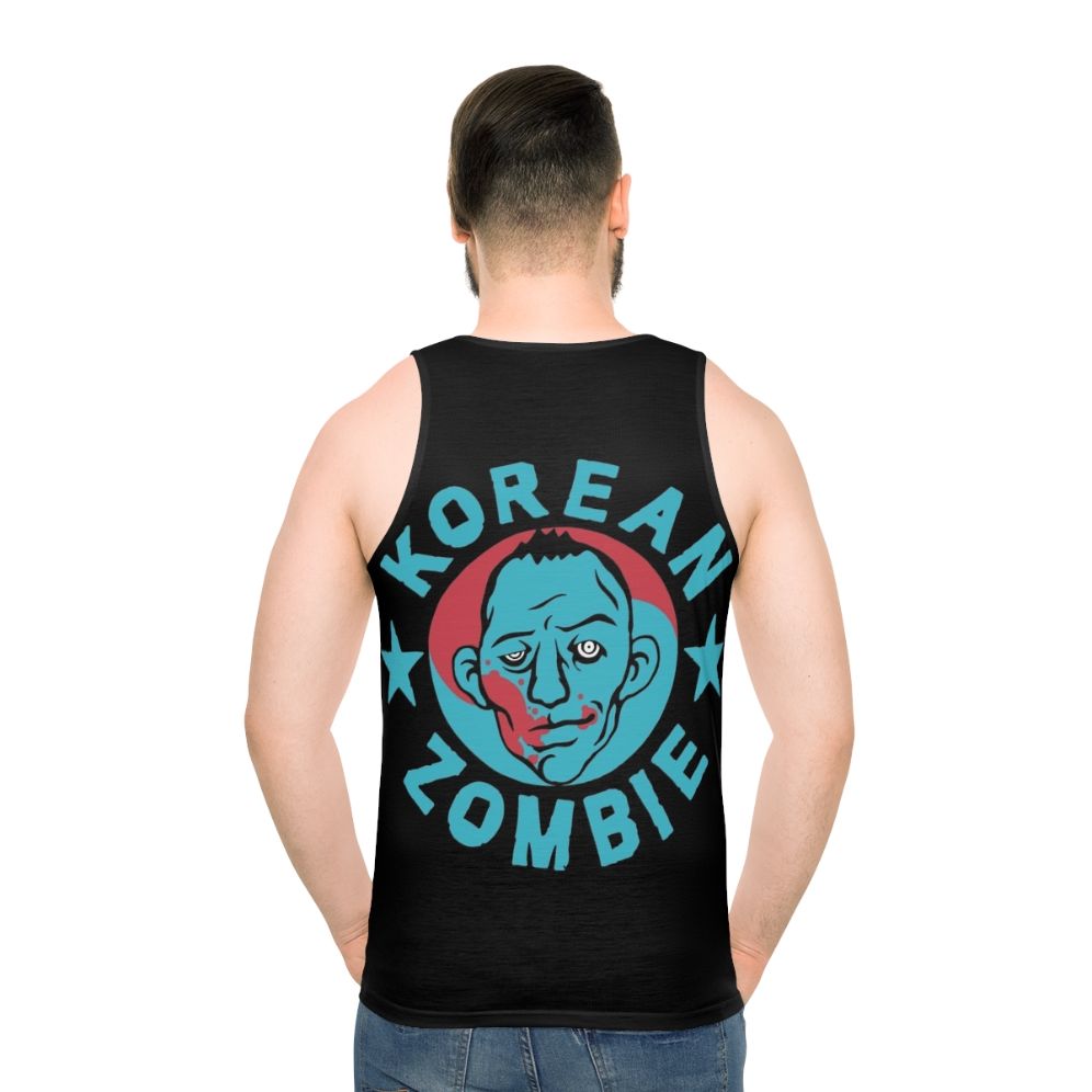 Korean Zombie Unisex MMA UFC Tank Top - men back