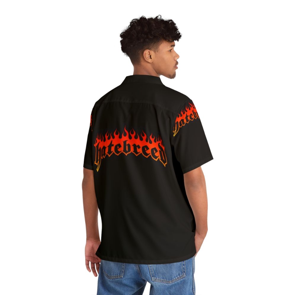 Hatebreed metal Hawaiian shirt - People Back