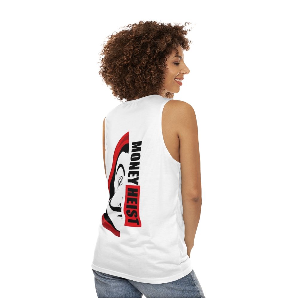 Money Heist Unisex Tank Top - women back