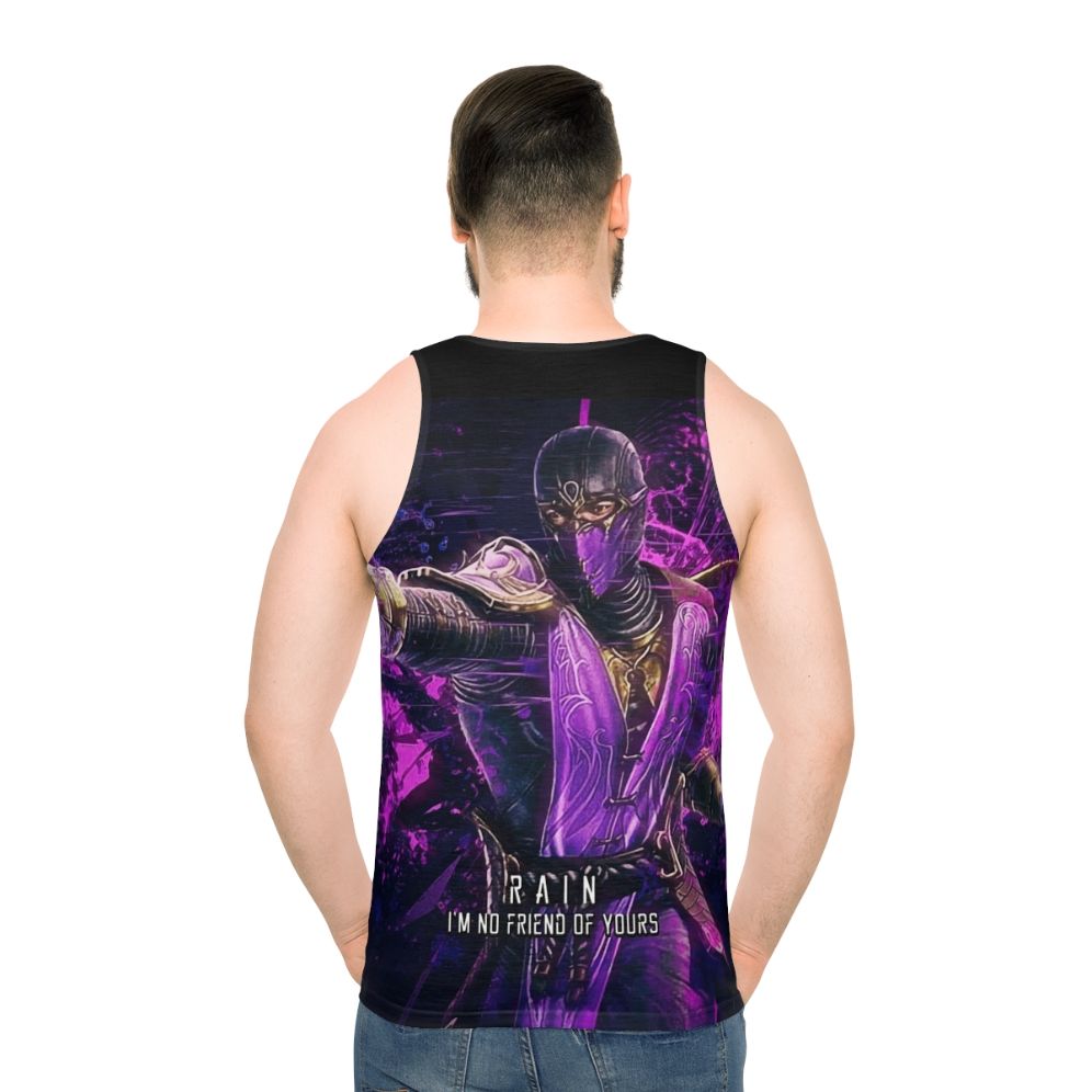 Mortal Kombat Rain Unisex Gaming Tank Top - men back