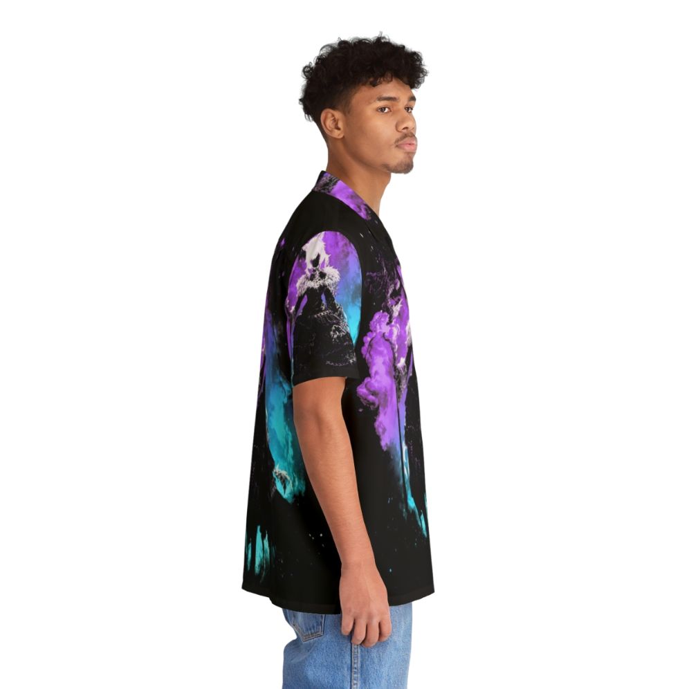 Cosmic Fantasy Hawaiian Shirt with Final Fantasy Inspired Design - People Pight