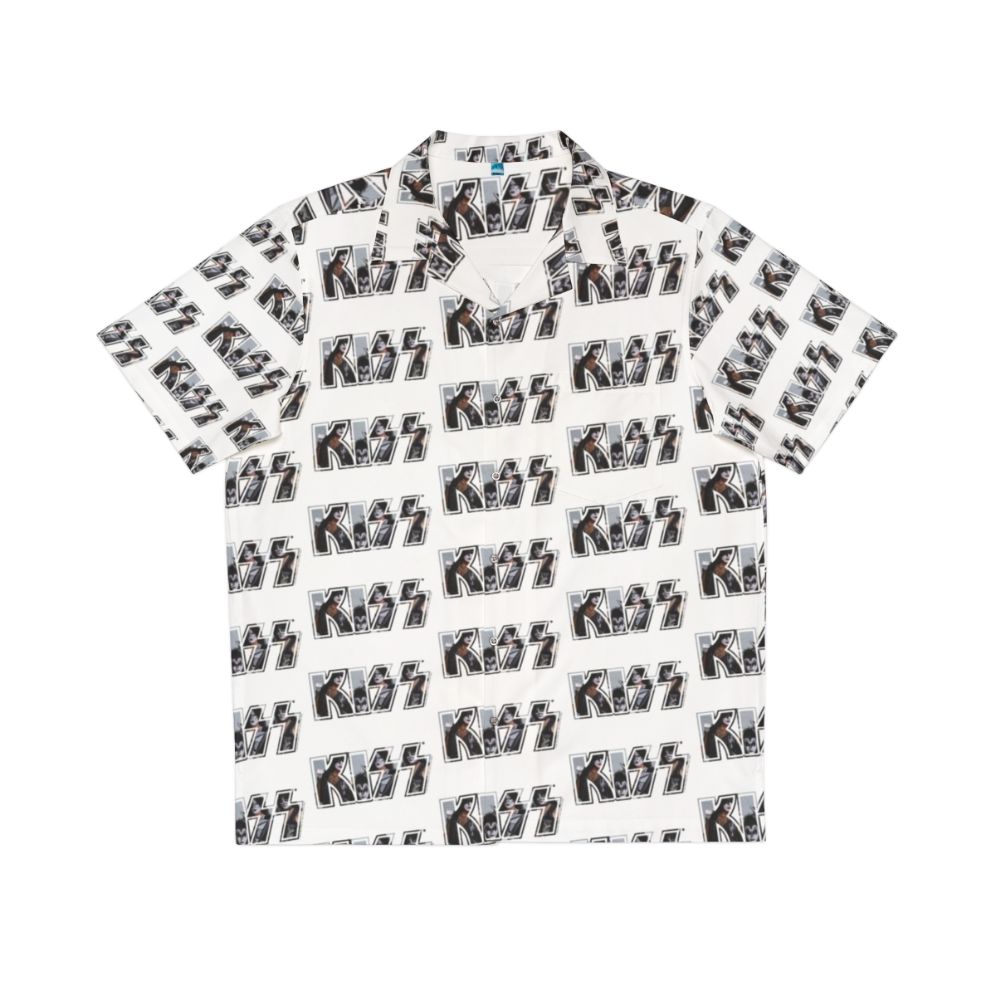 Kiss The Band Logo Hawaiian Shirt