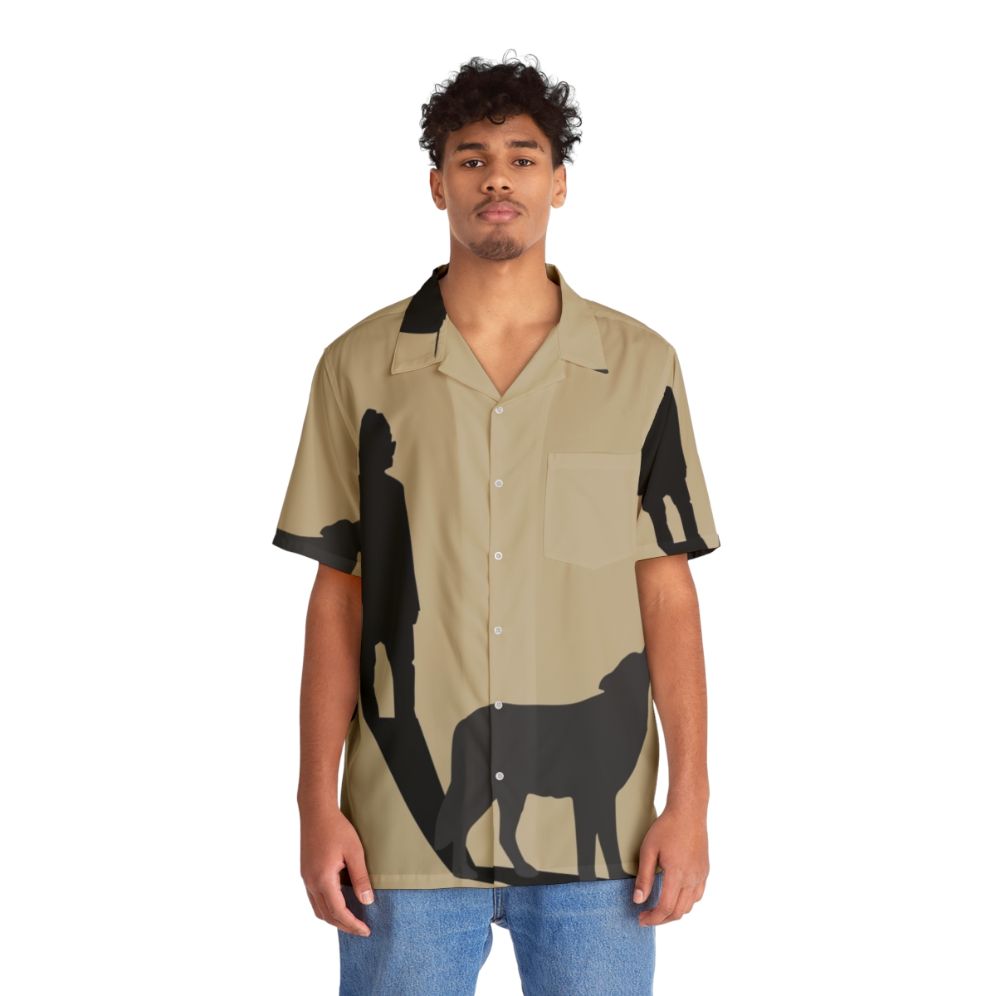 Padfoot Hawaiian Shirt with Sirius Black and Marauders Design - People Front