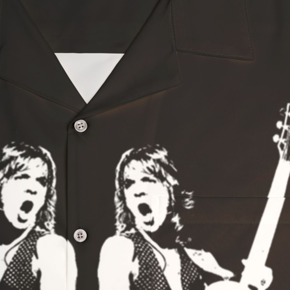 Randy Rhoads "Forever" Ozzy Osbourne Inspired Hawaiian Shirt - Detail