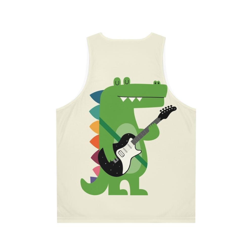 Crocodile rock unisex tank top - Back