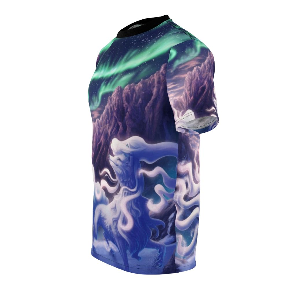 Alolan Ninetales inspired t-shirt with vibrant, high-quality print - men left