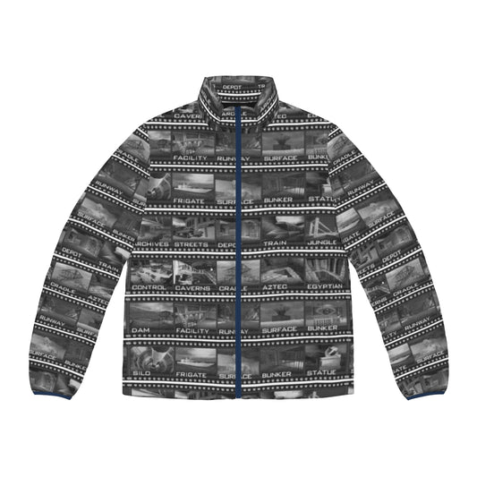 Mission Puffer Jacket - Retro Gaming-Inspired Jacket