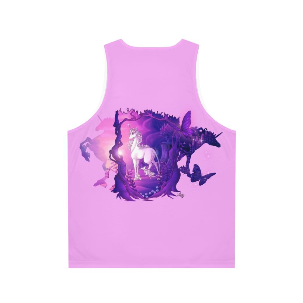 The Last Unicorn Unisex Tank Top - Back