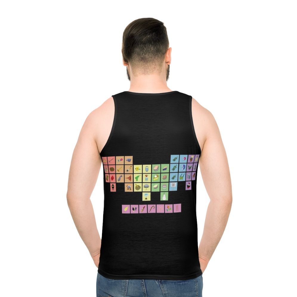 Periodic table of gags unisex tank top - men back