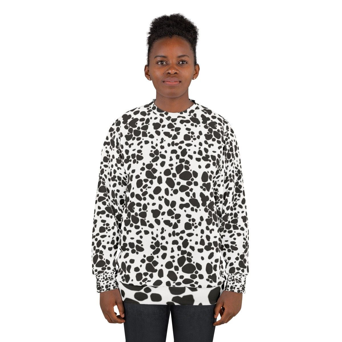 Dalmatian Print Sweatshirt - women