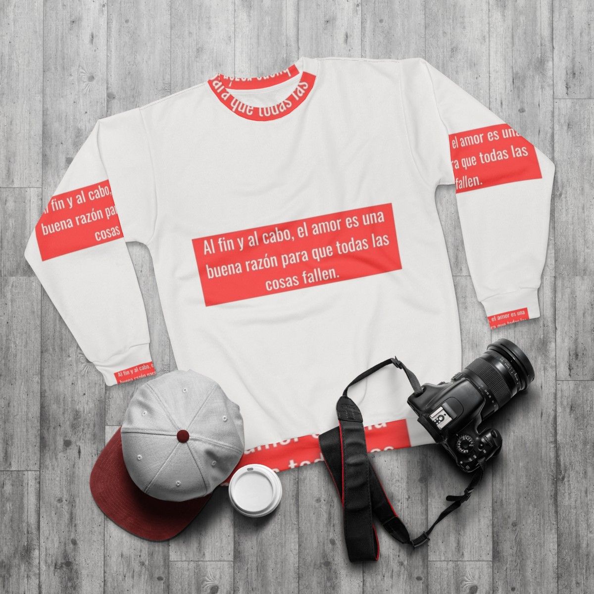 Money Heist Tokyo Quote Sweatshirt - flat lay