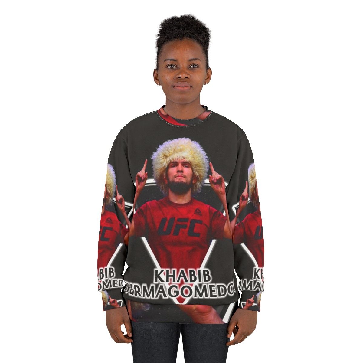 Khabib Nurmagomedov Lightweight Champion UFC MMA Sweatshirt - women