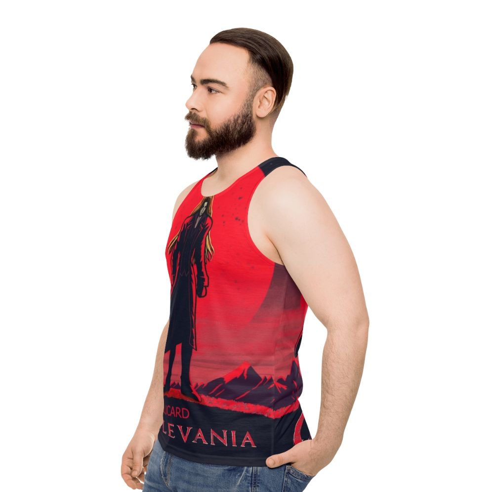 Castlevania Alucard Unisex Tank Top - men side