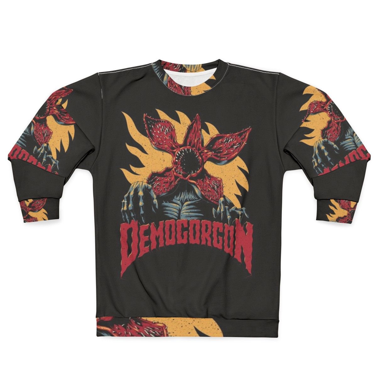 Demogorgon Sweatshirt 3 - Stranger Things Inspired Horror Pop Culture Apparel