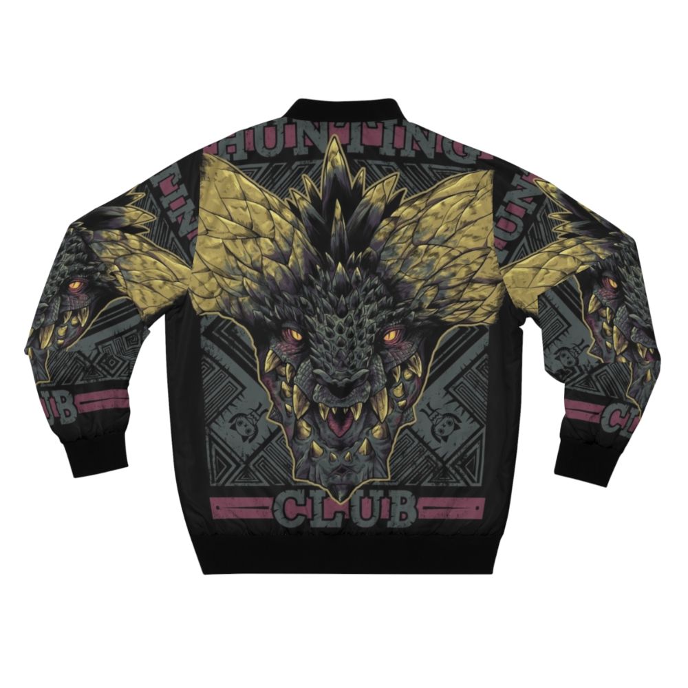 Nergigante Bomber Jacket with Monster Hunter Inspired Design - Back