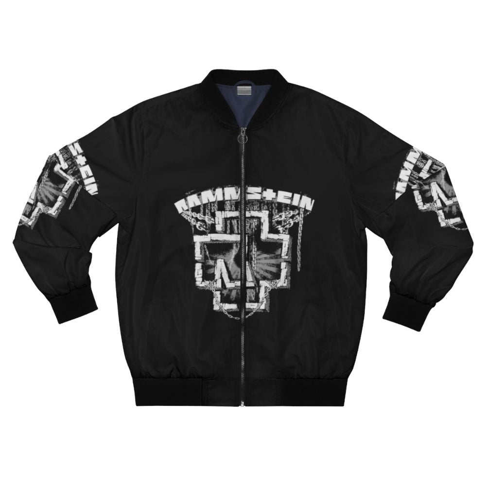 Rámmstéín women's bomber jacket with graphic design