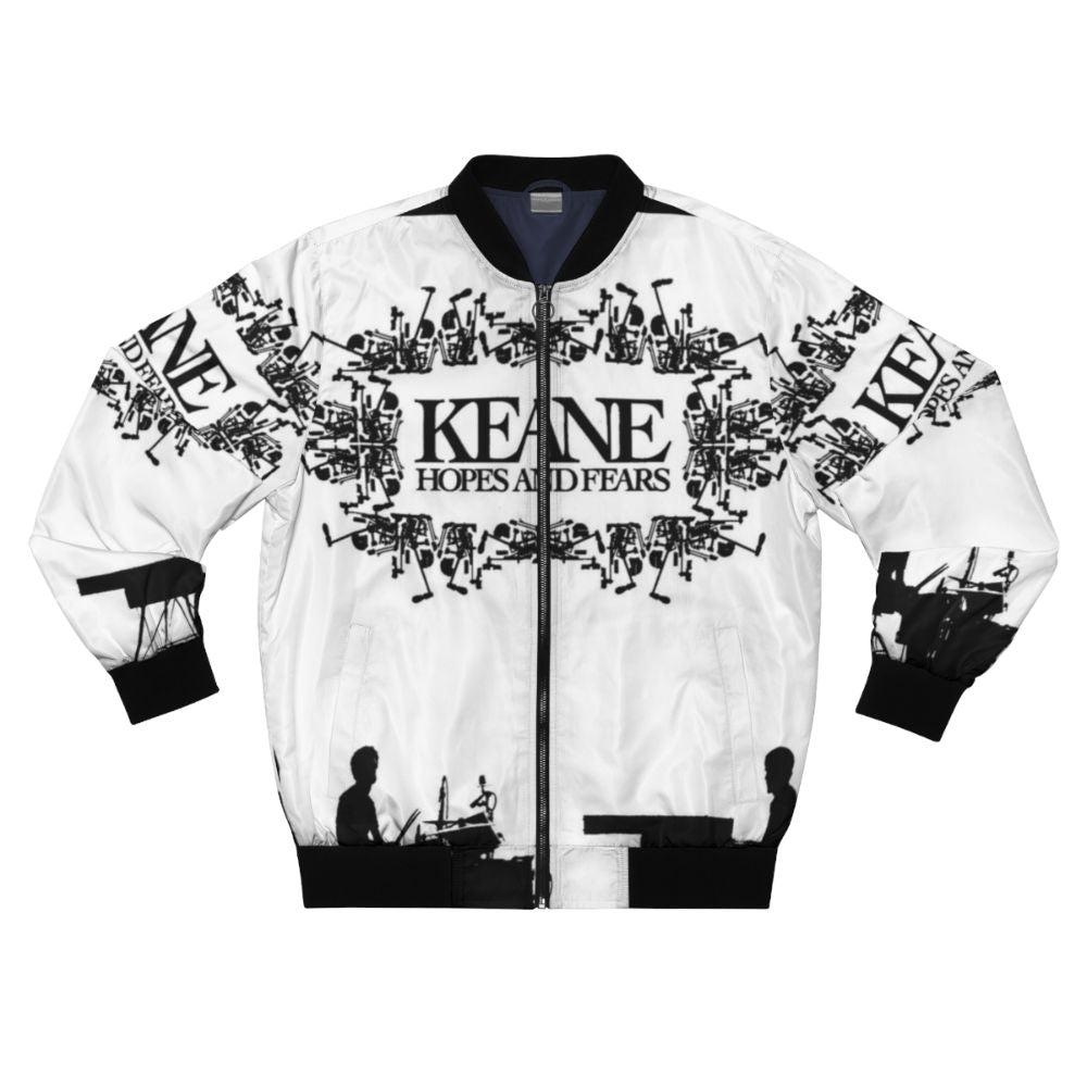 Keane "Hopes and Fears" bomber jacket with band logo