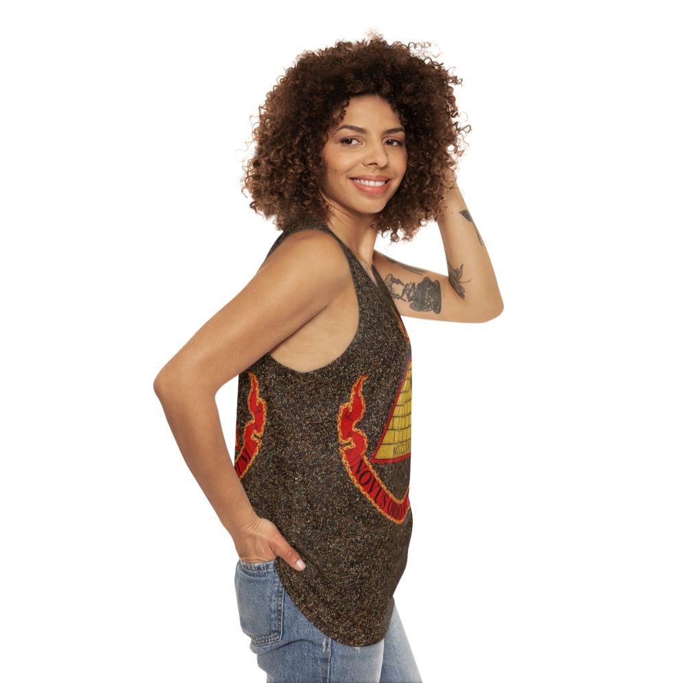 Unisex '80s Cult Classic "Desperately Seeking Susan" Tank Top - women side