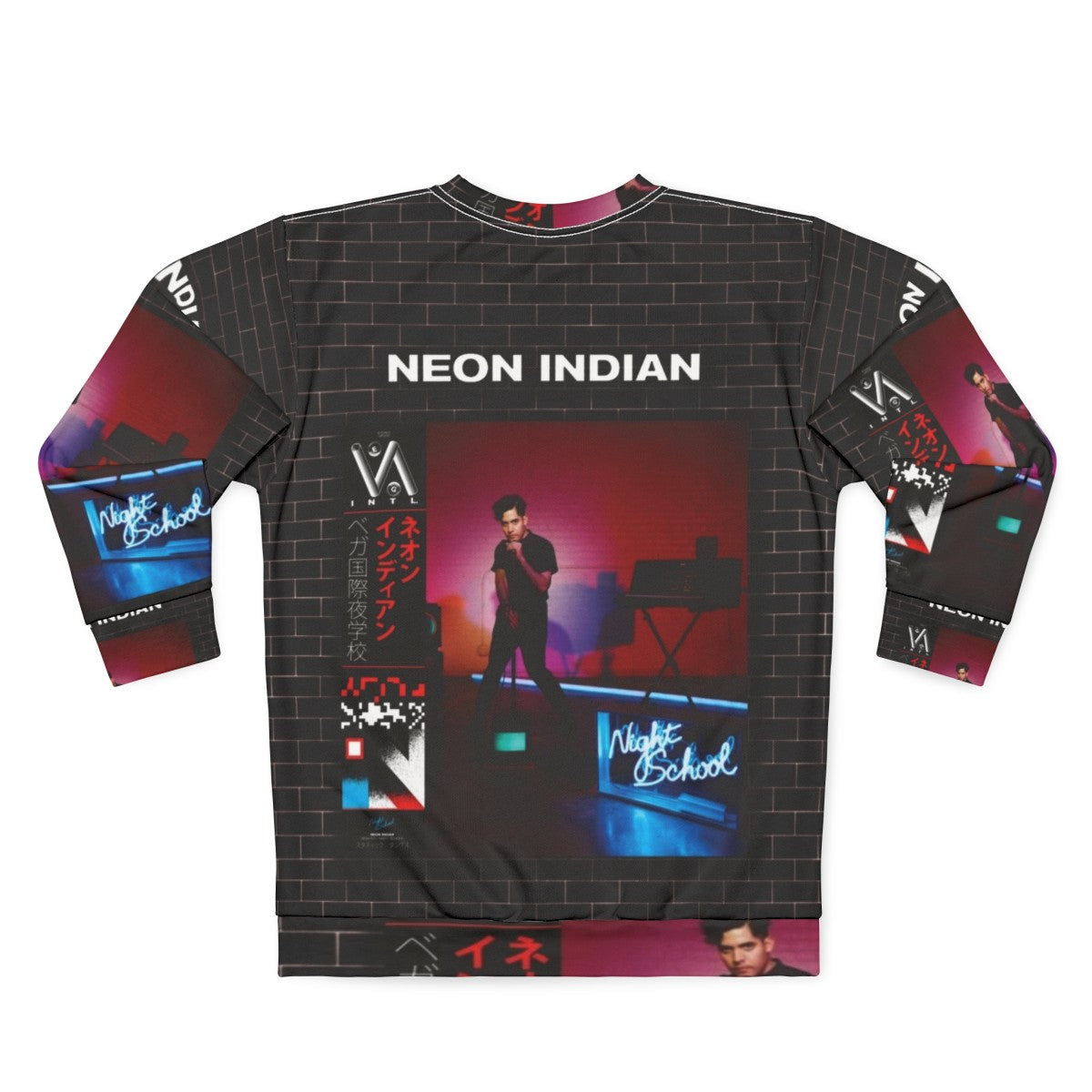 Neon Indian Vega Intl Night School Sweatshirt - Back