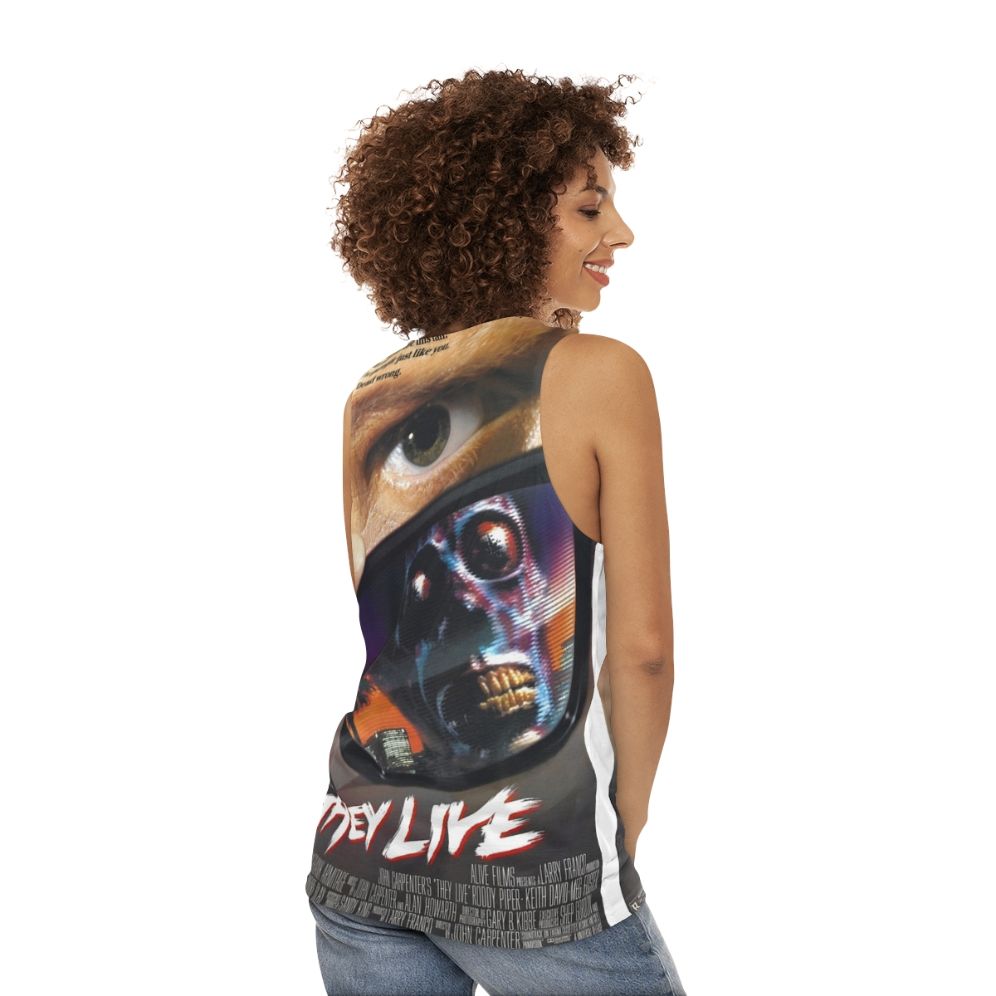 They Live Unisex Tank Top - women back