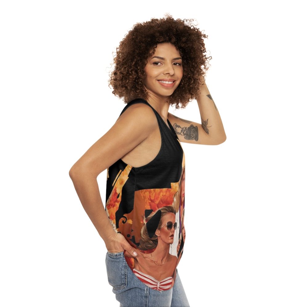 Soft and comfortable unisex tank top - women side