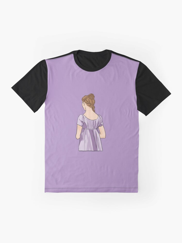 Daphne Bridgerton Netflix fan art graphic t-shirt - Flat lay