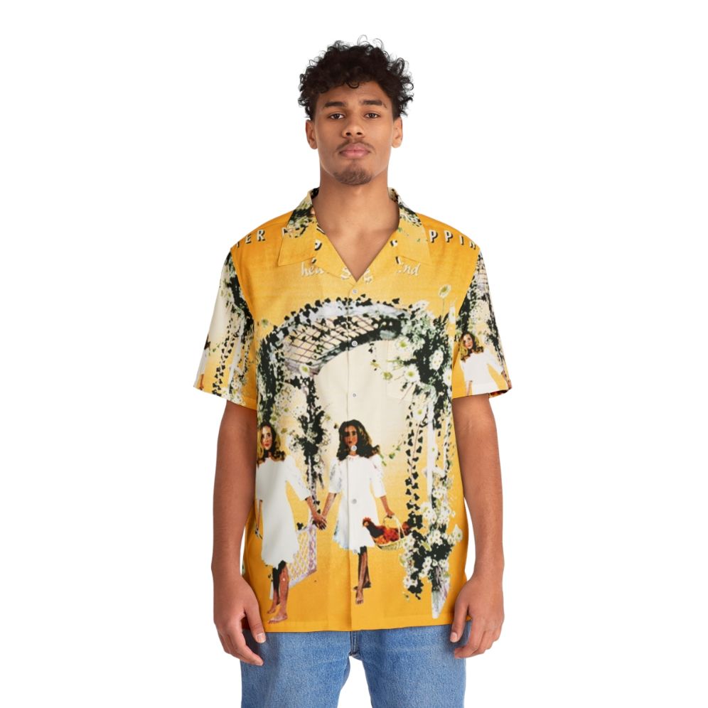 Retro Hawaiian shirt with punk rock-inspired design - People Front