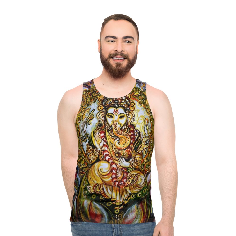 Lord Ganesha Unisex Tank Top - men