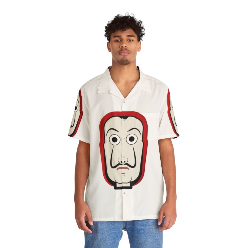 Money Heist Dali Inspired Hawaiian Shirt - People Front