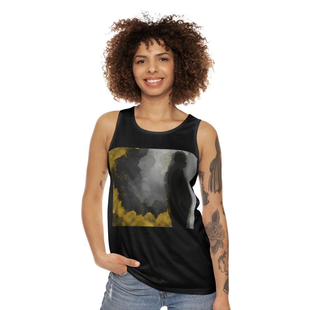 Alfred Hitchcock Silhouette Unisex Tank Top - women