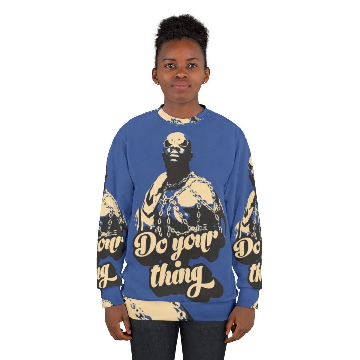 Isaac Hayes "Do Your Thing" Retro Funk Sweatshirt - women