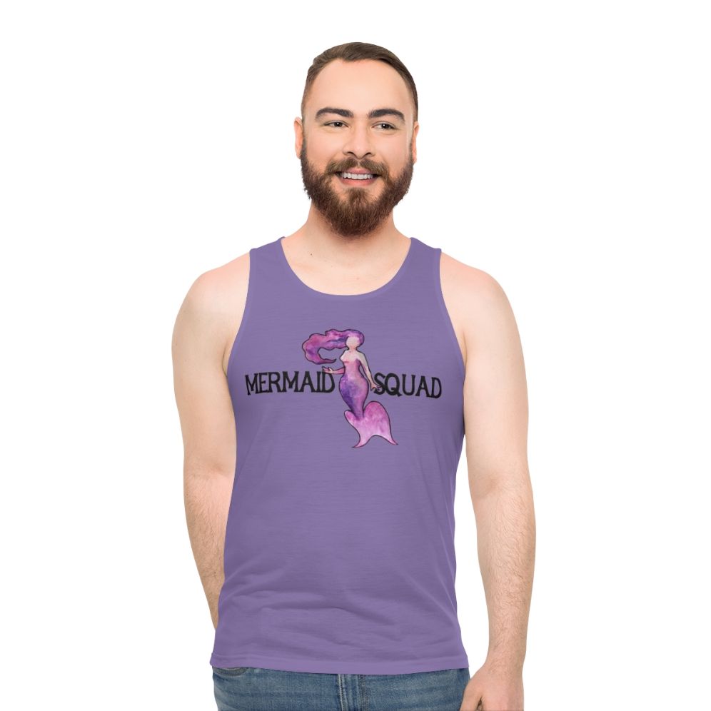 Mermaid squad unisex tank top - men