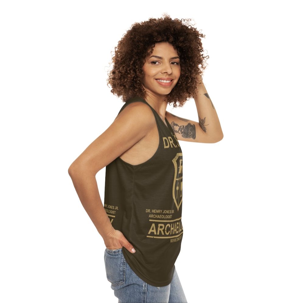 Indiana Jones Archaeology Unisex Tank Top - women side