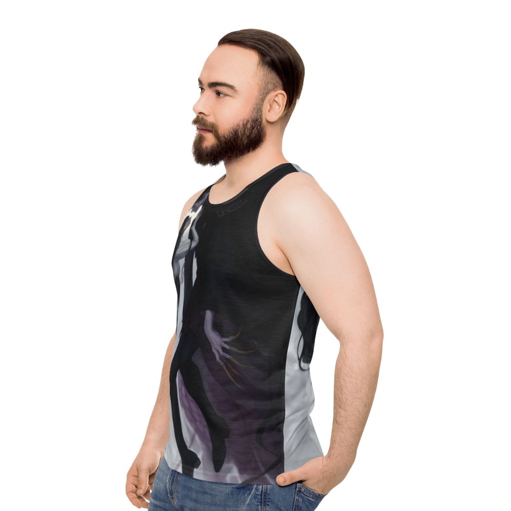 Final Fantasy XIV Shadowbringers "Death and the Maiden" Unisex Tank Top - men side