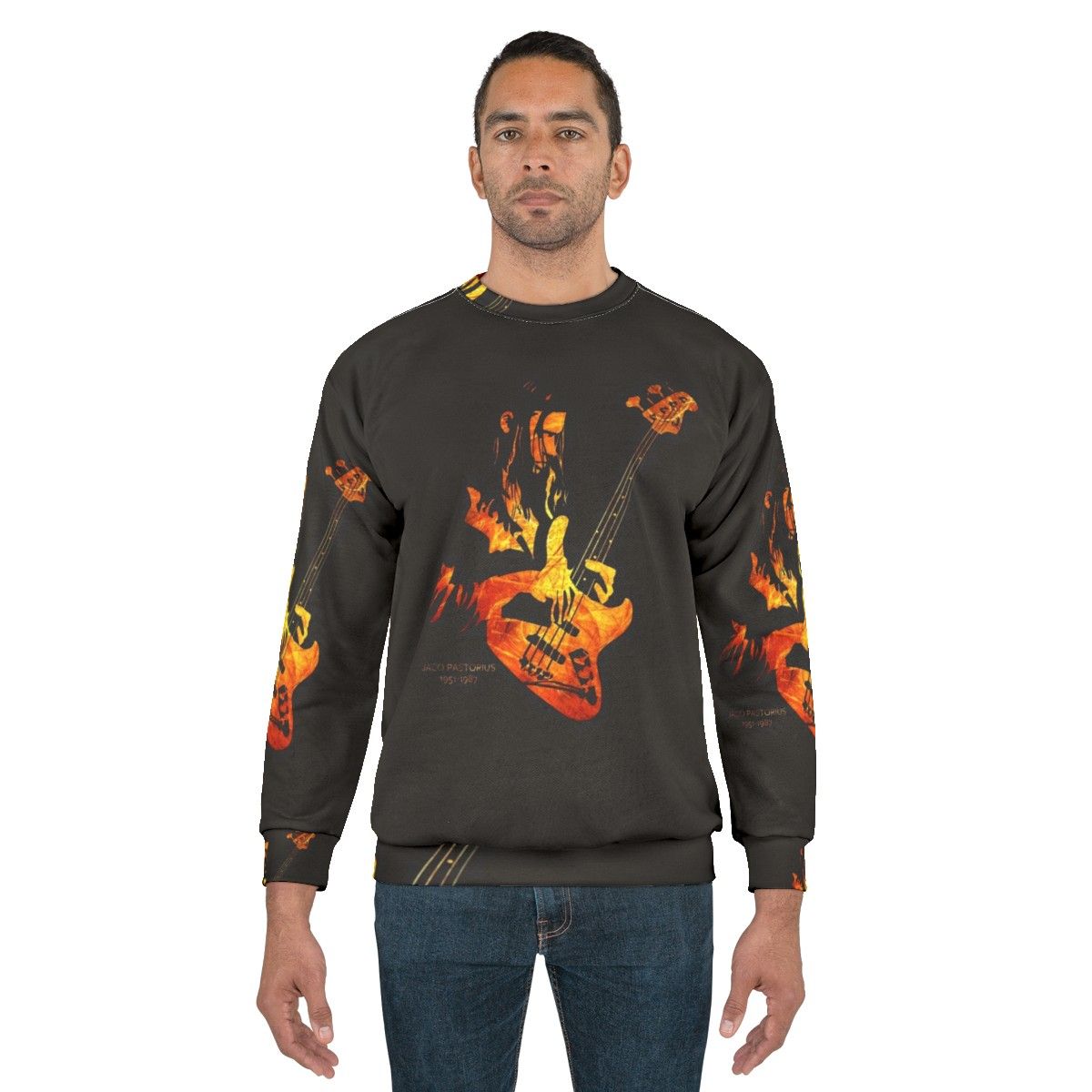 Jaco Pastorius Jazz Music Legend Sweatshirt - men