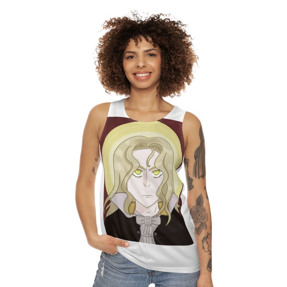 Alucard Vampire Castlevania SOTN Unisex Tank Top - women