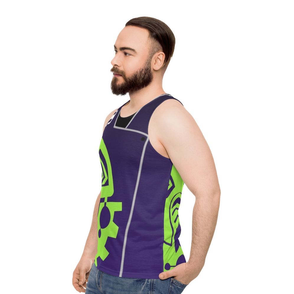 Hot Wheels World Race Vert Wheeler Cosplay Unisex Tank Top - men side