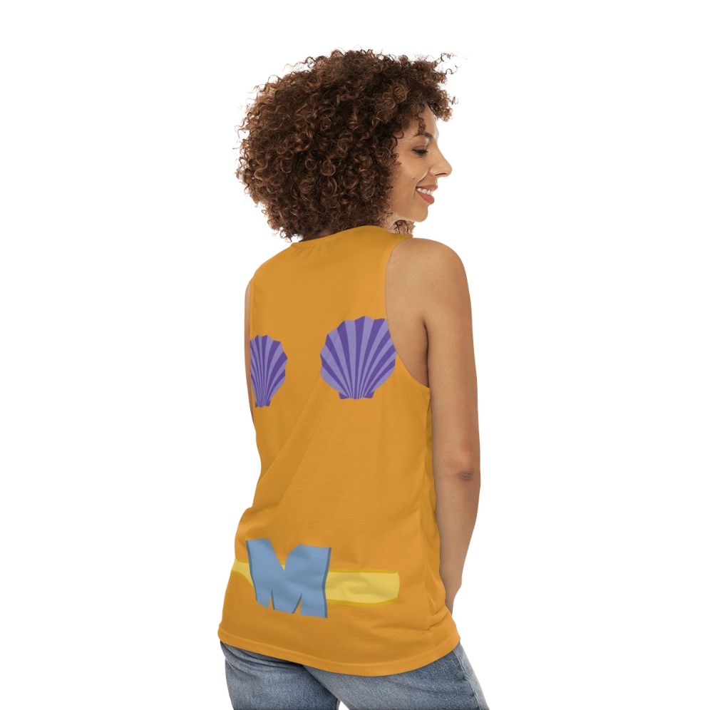 Mermaid Man Unisex Tank Top - women back