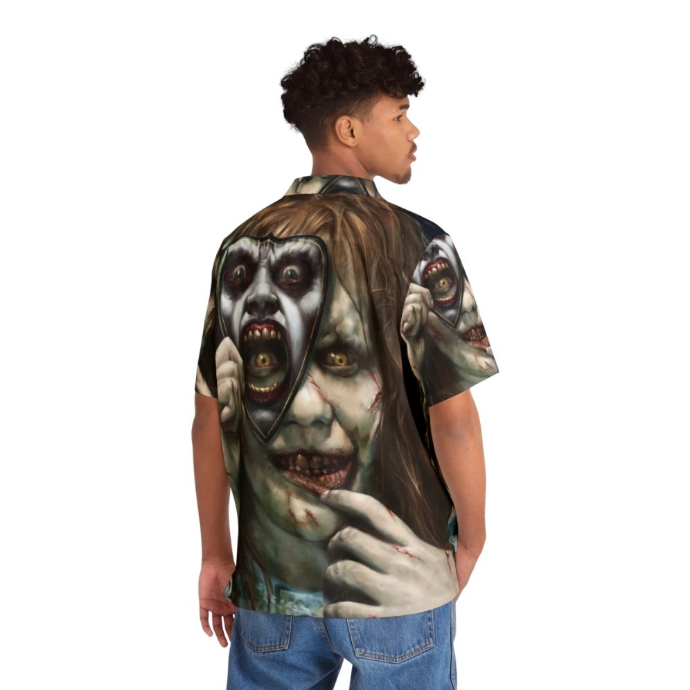 Exorcist-Inspired Possessed Hawaiian Shirt - People Back