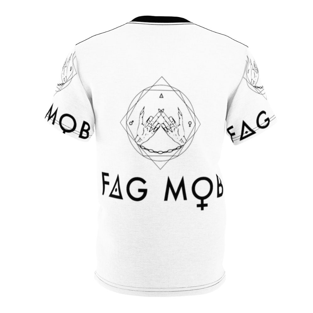 Drag Queen Alt Fashion T-Shirt featuring the Fag Mob design - Back