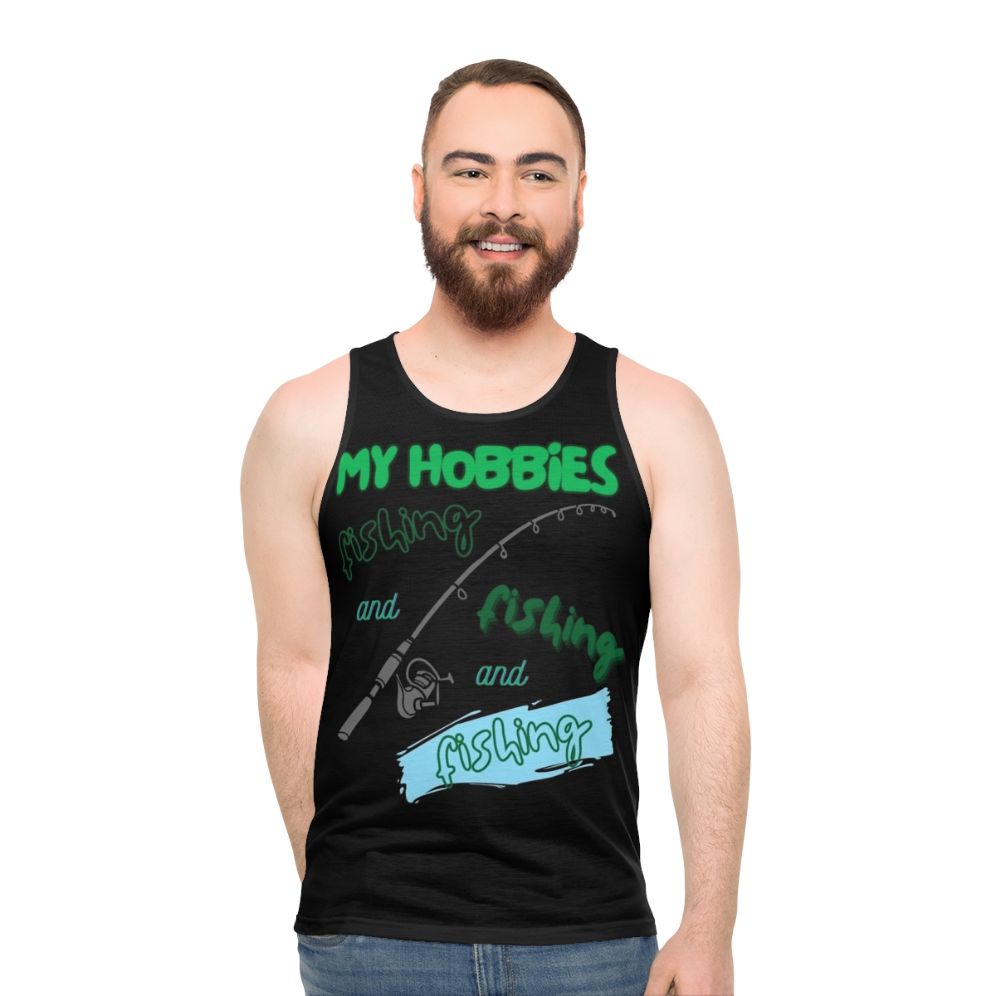 Fishing Hobby Unisex Tank Top - men