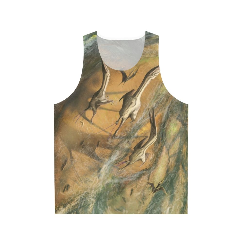 Wandering Azhdarchid Pterosaurs Unisex Tank Top