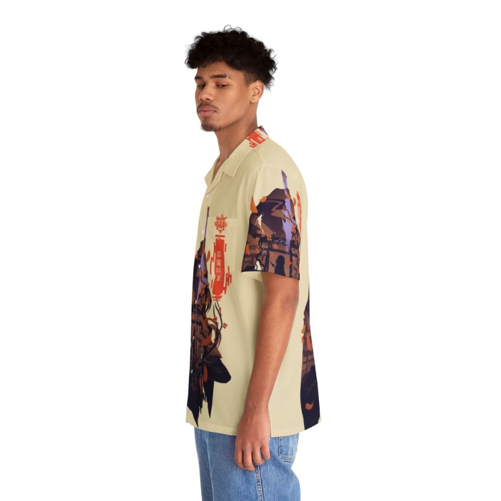 Genshin Impact Raiden Shogun Hawaiian Shirt - People Left