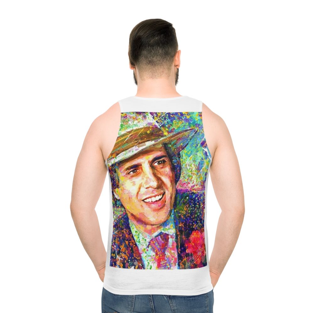 Adriano Celentano Dream Unisex Impressionist Tank Top - men back