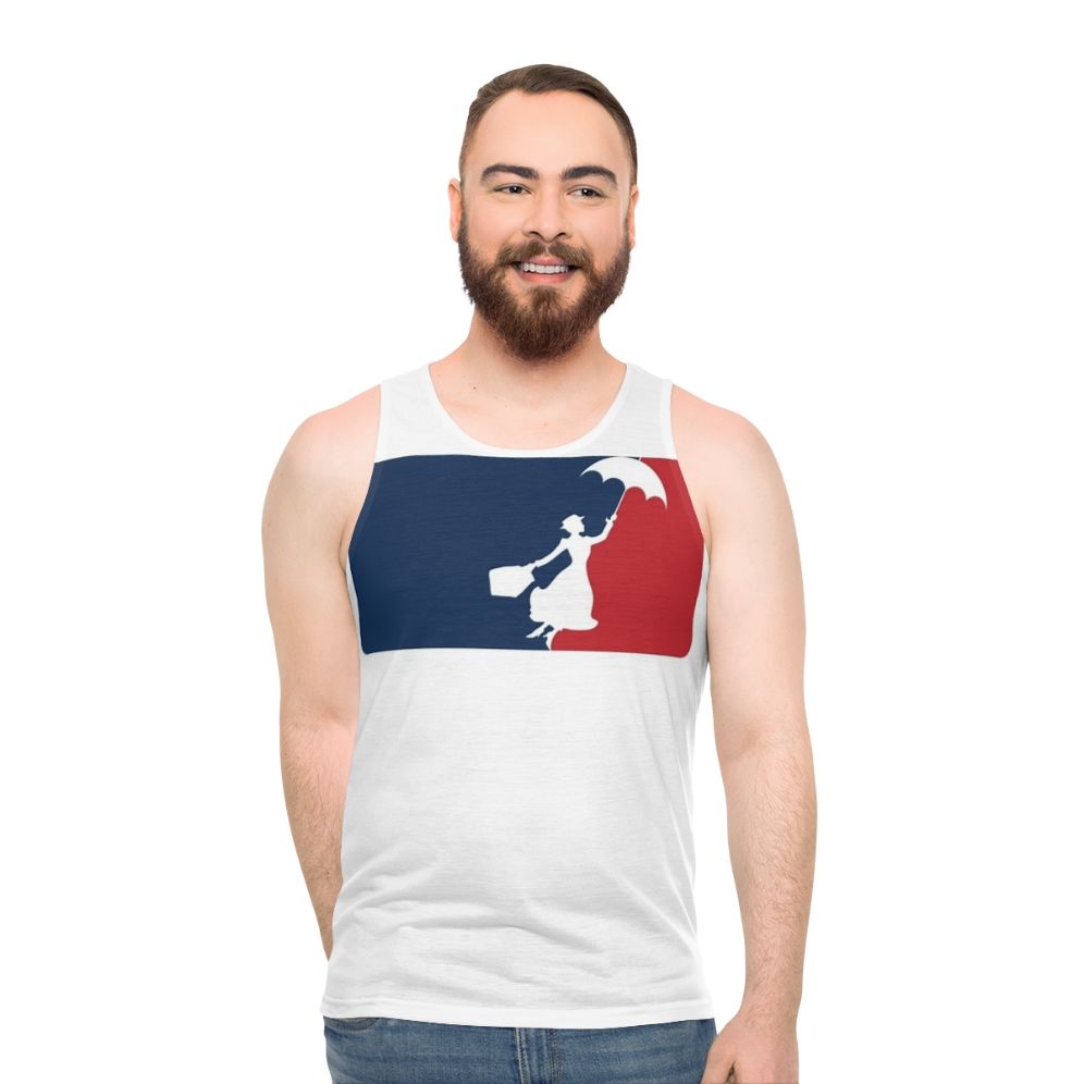 Mary Poppins Unisex Tank Top with Magical Nanny Design - men