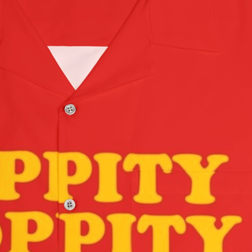 "Hippity Hoppity Abolish Private Property Communist Hawaiian Shirt" - Detail