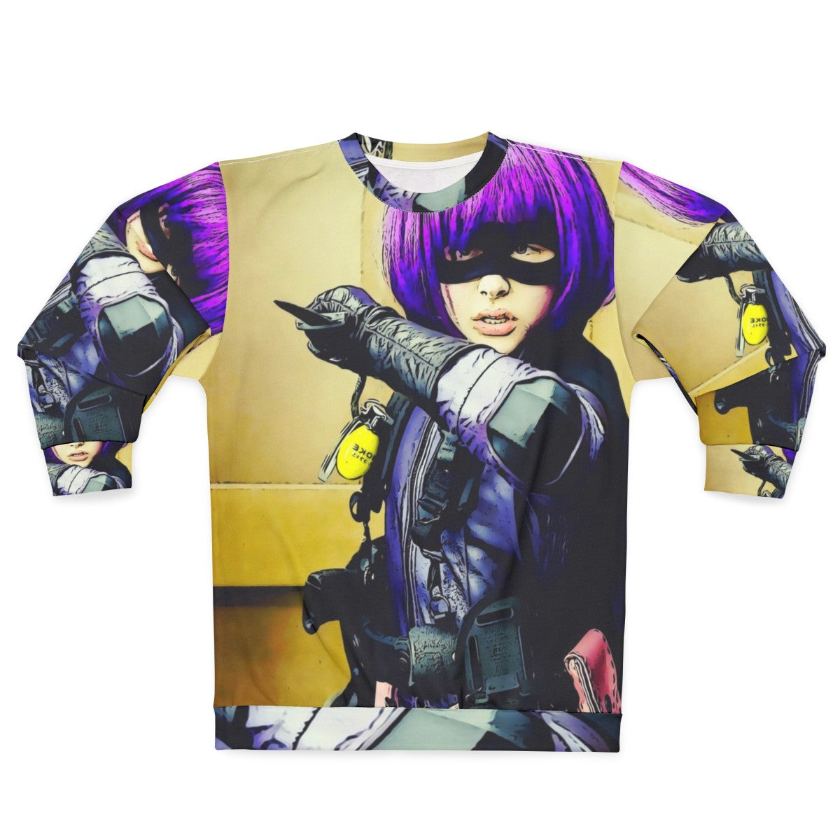 Hitgirl 2 superhero comic book character sweatshirt