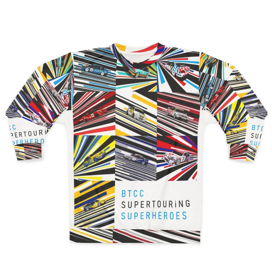 Supertouring Superheroes Sweatshirt with motorsport and racing graphics