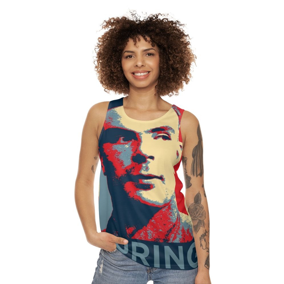 Alan Turing Unisex Tank Top - women